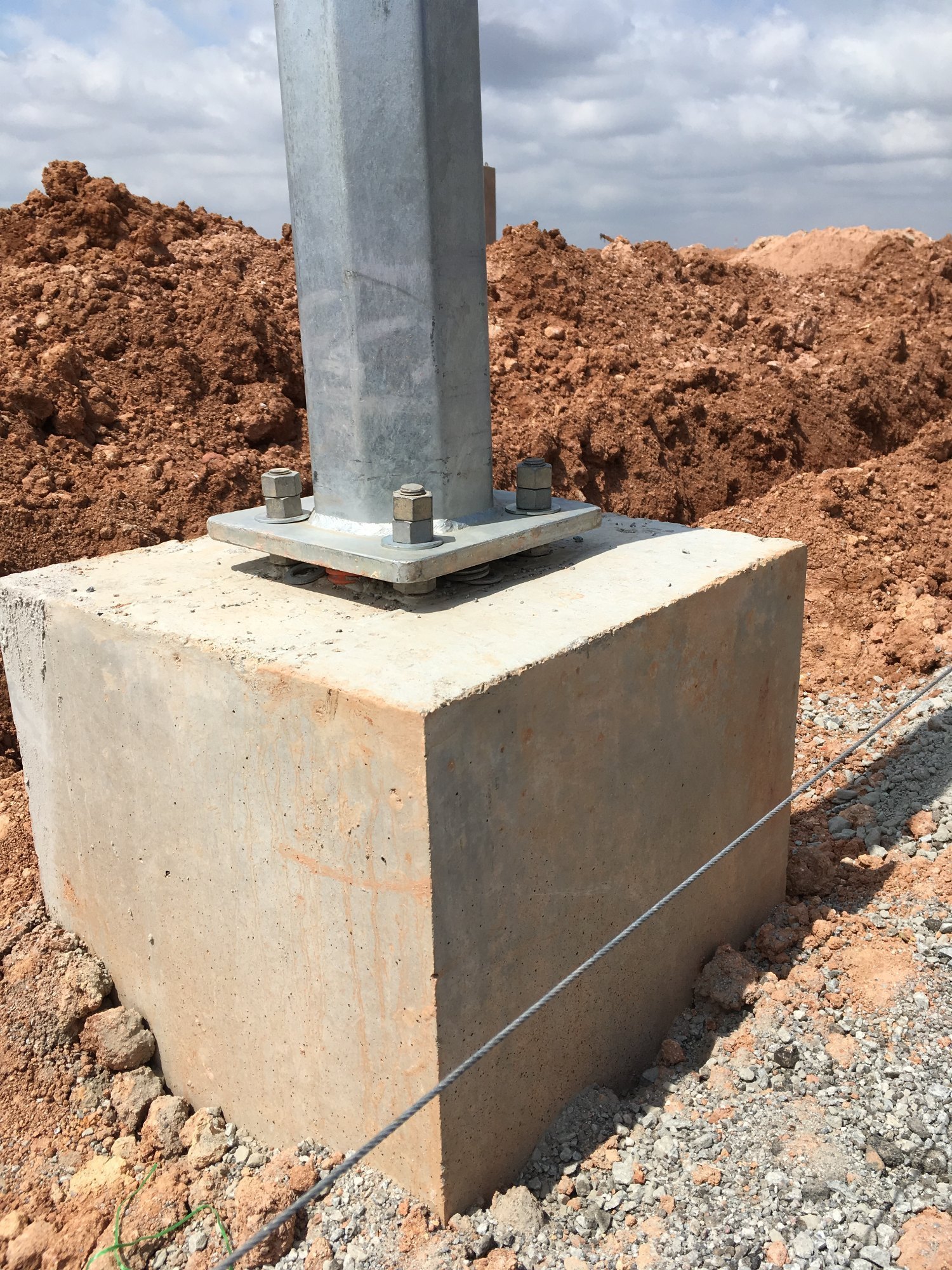 Pole Installation & Foundation Work Service
